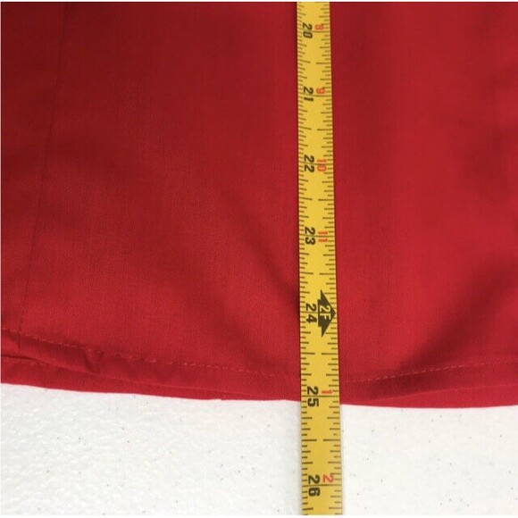 NWT Las Olas Crisp Red Lighthouse Rhinestone Collar 3/4 Sleeve Blouse Small - Picture 12 of 13